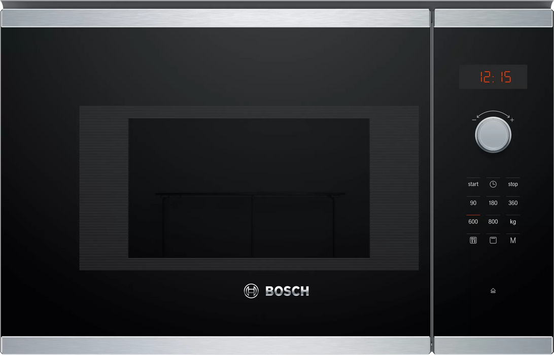 Bosch BEL523MS0B Series 4 Built-In Microwave with Grill, Black