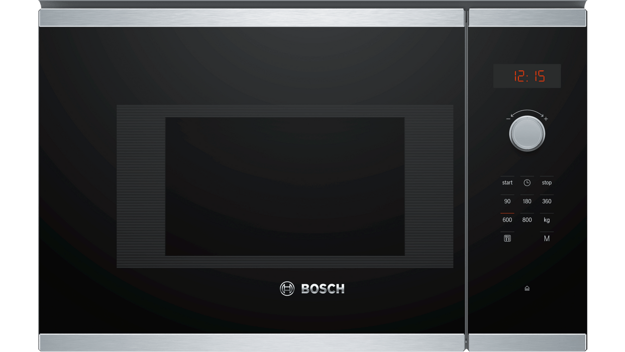 Bosch BFL523MS0B Series 4 Built-In Microwave, Stainless Steel