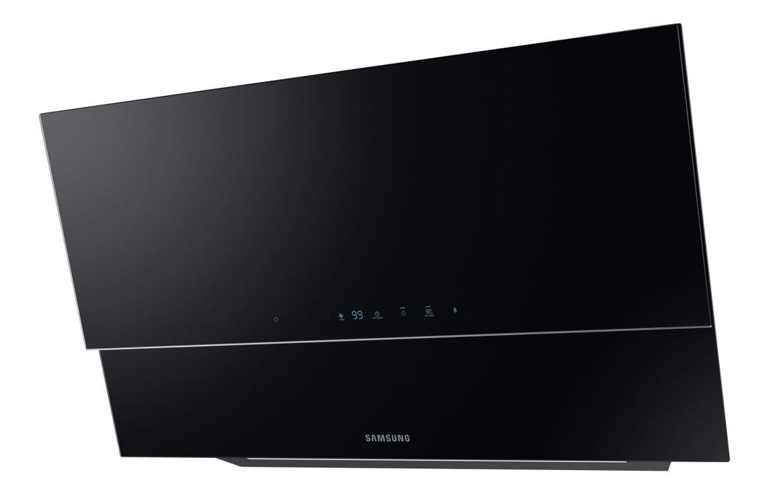 Samsung NK36N9804VB Series 7 Cooker Hood with Auto Connectivity - Black Glass, A+ Rated