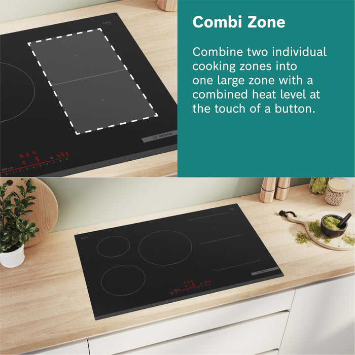 Bosch PVS611B16E Series 4 60cm Air Venting Induction Hob – BLACK