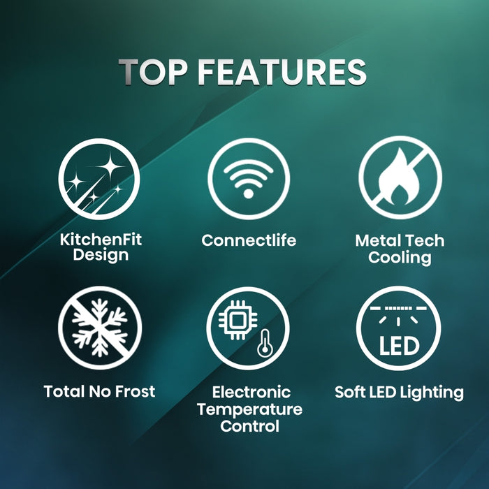 Hisense RL5K370GSFC Tall Larder Fridge, Black, C Rated