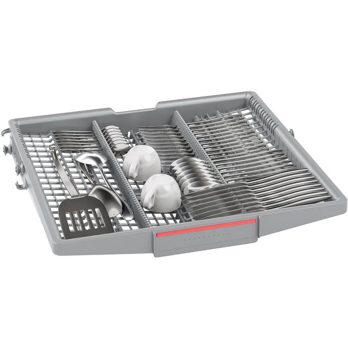 Bosch Series 6 SMV6ZCX10G Wifi Connected Fully Integrated Standard Dishwasher - Stainless Steel Control Panel with Fixed Door Fixing Kit - B Rated