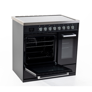 Tesla T90DCRCB - 90cm Double Cavity Electric Range Cooker