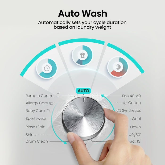 Hisense WF3S1243BB3 Washing Machine, 12kg, 1400 Spin, Black, A Rated