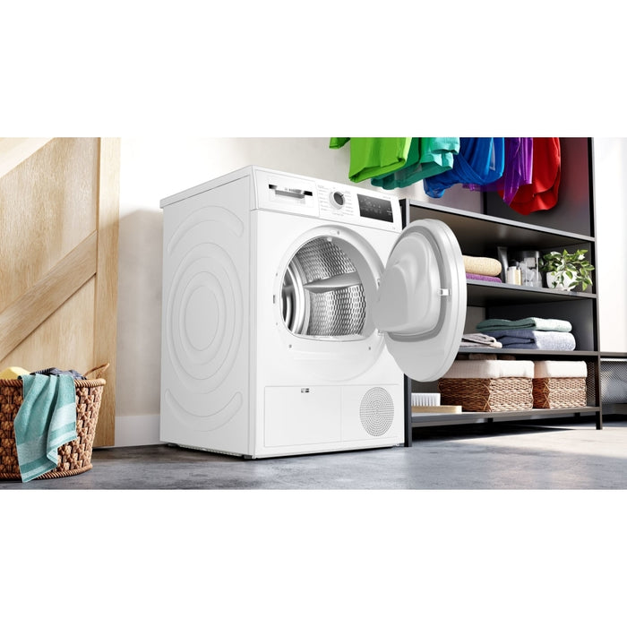 Bosch Series 4 WTN83202GB 8Kg Condenser Tumble Dryer - White - B Rated