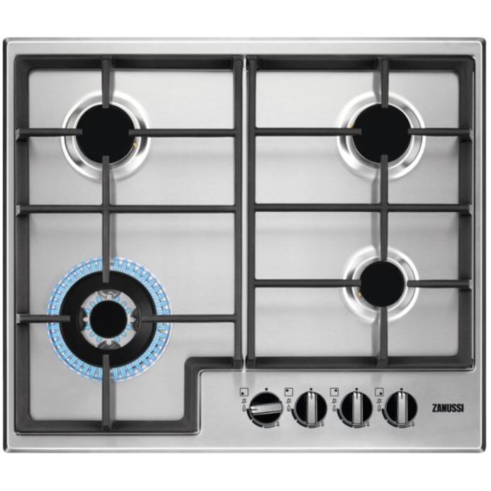 Zanussi ZGNN645X 60cm Gas Hob-Stainless steel