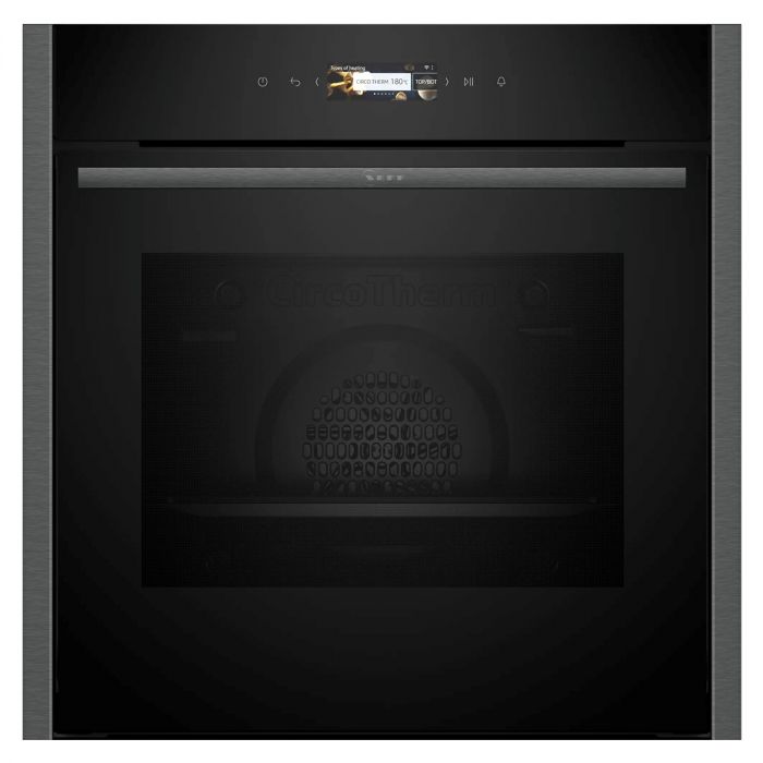 NEFF B24CR71G0B Electric Pyrolytic Smart Oven - Graphite