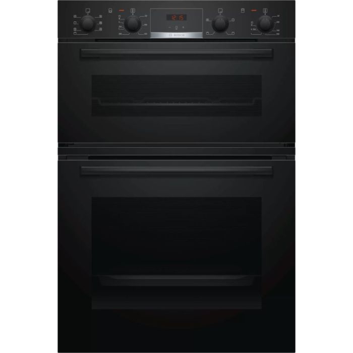 Bosch Series 4 MBS533BB0B Built In Electric Double Oven - Black - A/B Rated