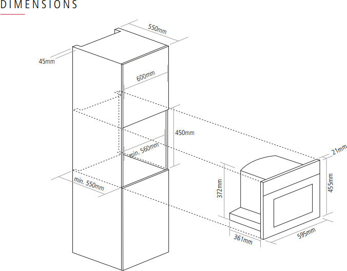 Caple CM465GM Built-in Coffee Machine- Gunmetal (Brand New on Display)