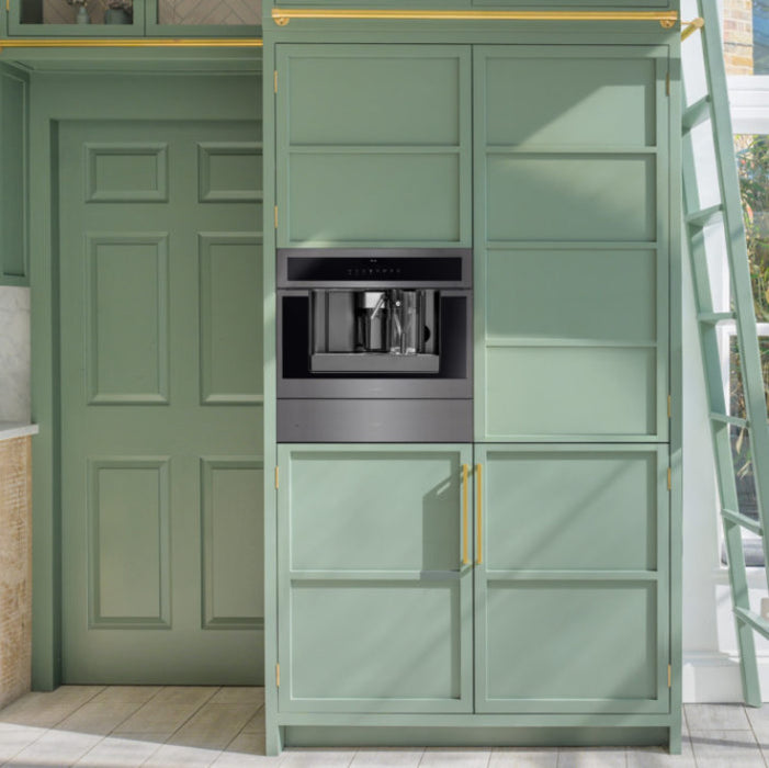 Caple CM465GM Built-in Coffee Machine- Gunmetal (Brand New on Display)