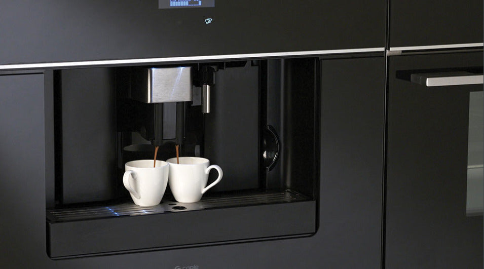 Caple Sense CM465GM Built-in Coffee Machine- Gunmetal (Brand New on Display)