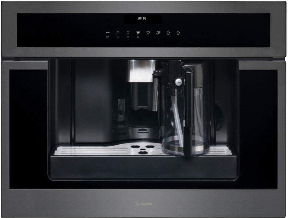 Caple Sense CM465GM Built-in Coffee Machine- Gunmetal (Brand New on Display)