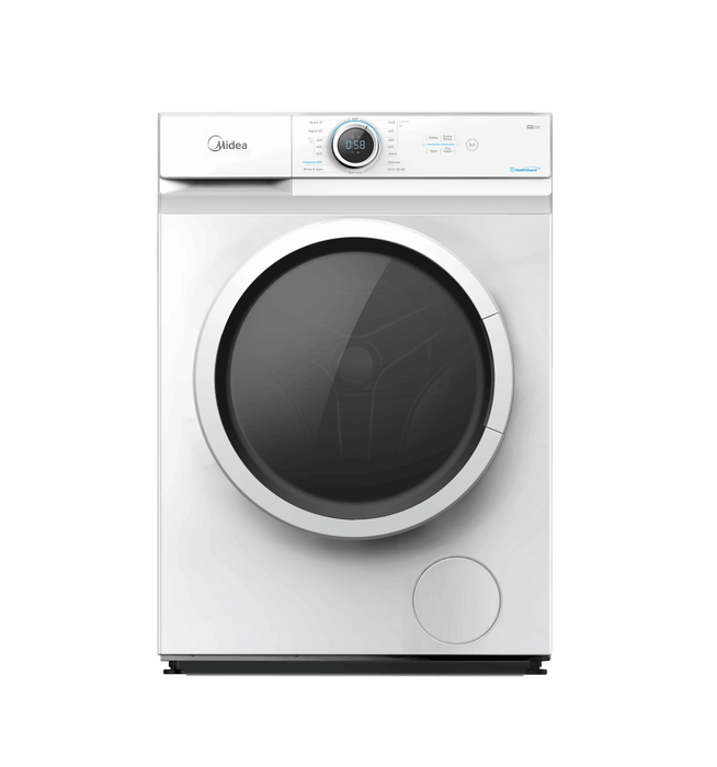 Grade A Midea MF100W60 Freestanding Washing Machine, Lunar Dial and LED Display, 6 kg Load, White
