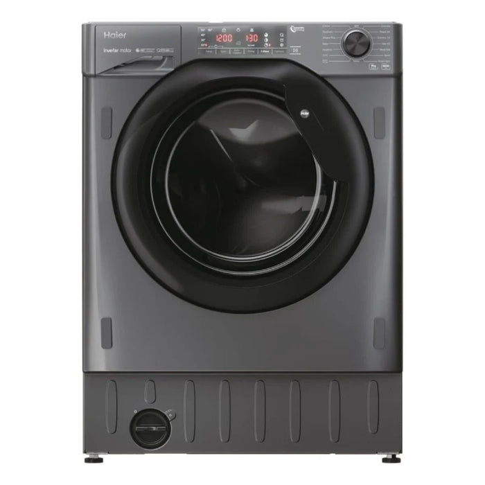 Grade A HAIER HWQ90B416FWBR Integrated 9 kg 1600 Spin Washing Machine-BB5057