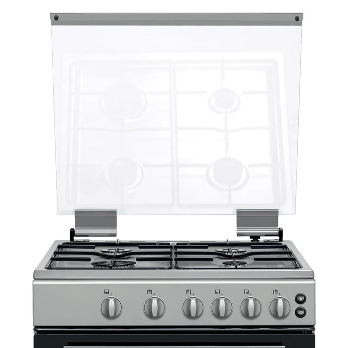 Statesman GDL60S 60CM DOUBLE OVEN GAS LIDDED COOKER SILVER