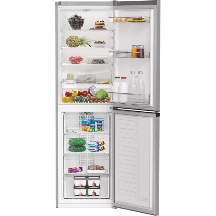 HOTPOINT HPKH1261S4UK 55cm No Frost 50/50 Fridge Freezer - Silver