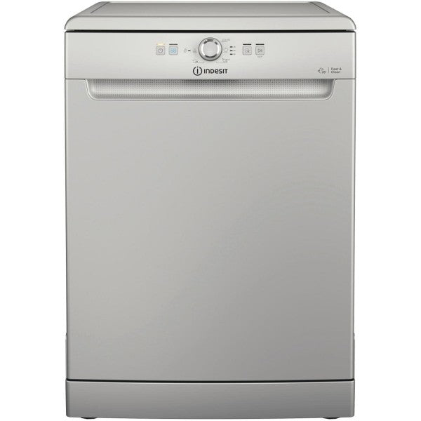 Grade A Indesit D2FHK26 S UK Standard Dishwasher - Silver - BB9503