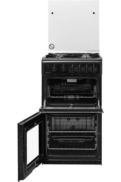 Hostess DOG50B Black Gas Lidded Double Oven Cooker - LPG Compatible