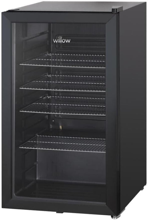 Willow WBC98B 98L Freestanding Undercounter Beverage Cooler – Black