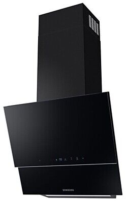 Samsung Series 7 NK24N9804VB Cooker Hood with Auto Connectivity - Black Glass, A+ Rated
