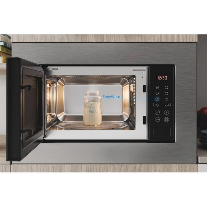 Indesit MWI 120 GX Built-in Grill Microwave 20 L 800 W Stainless Steel