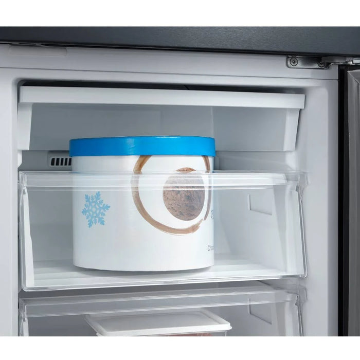 Midea MDRB379FGD02 - Silver Freestanding 50/50 Frost Free Fridge Freezer - E energy