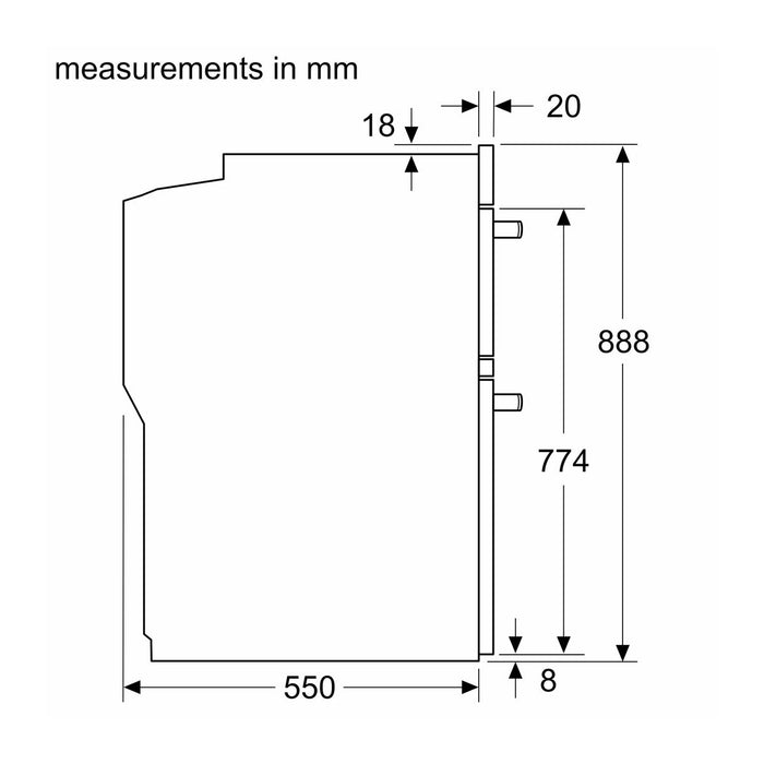 BOSCH MHA133BR0B Electric Built-in Double Oven - Stainless Steel