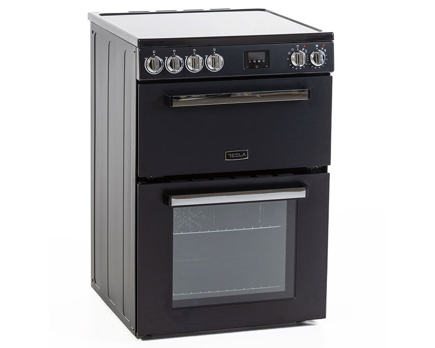 Tesla TMRC60B 60cm Double Cavity Mini Ceramic Electric Black Cooker