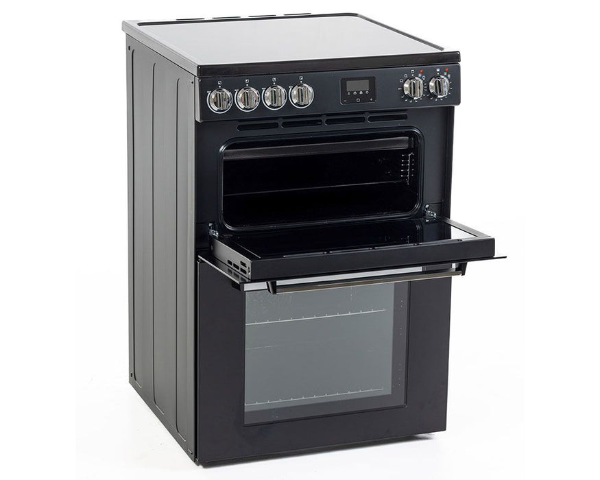 Tesla TMRC60B 60cm Double Cavity Mini Ceramic Electric Black Cooker