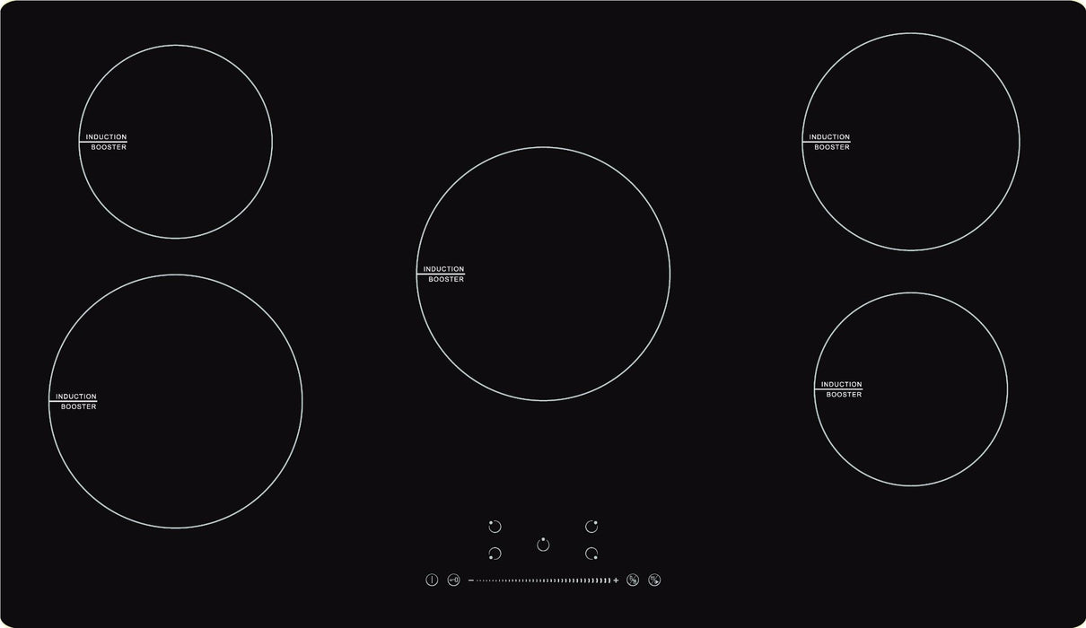 CATA UBIND90F 90cm Induction Hob - Black Glass