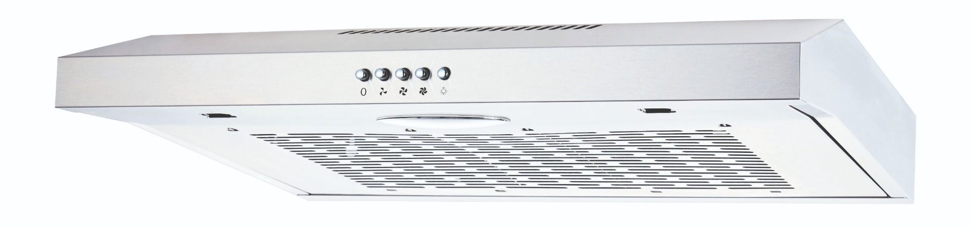 Culina UBSVH60SS 60cm Visor Extractor Hood in St/Steel 3 Speed Fan