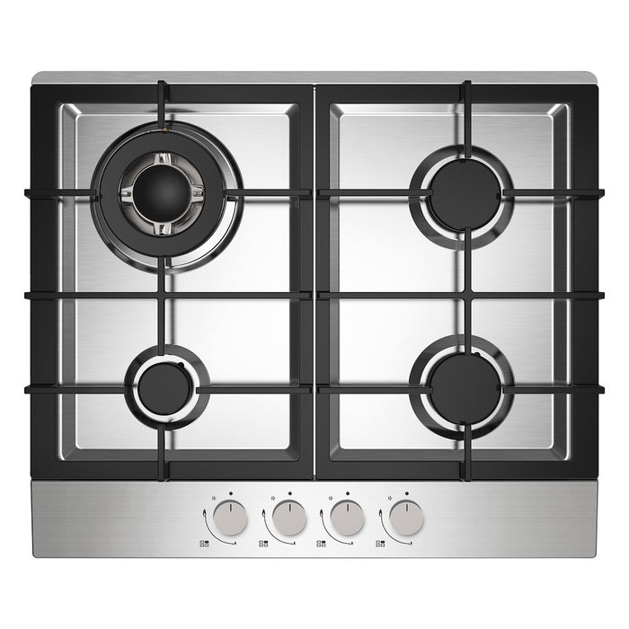 Statesman GH161SS 60cm 4 Zone Gas Hob -Stainless steel