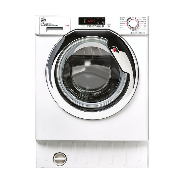 HOOVER H-WASH 300 Lite HBWS 49D1ACE -80 Integrated 9 kg 1400 Spin Washing Machine