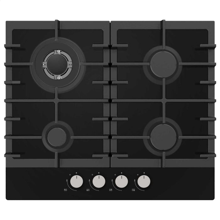 Statesman GH160GB 60cm 4 Zone Gas Hob - Black Glass