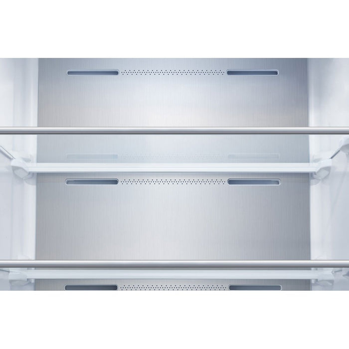 Teknix TH60TLX, 370L Single Door Larder Fridge , Total No Frost, Brushed Steel