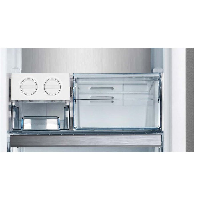 Teknix TH60TNFX, 274L Single Door Freezer, Total No Frost, Brushed Steel