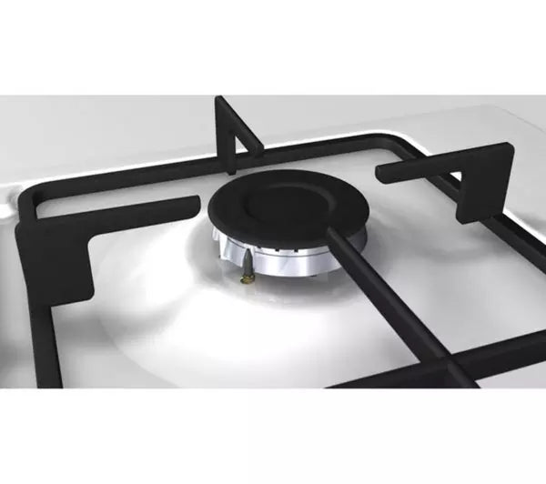 BOSCH Series 2 PBP6B2B60 58 cm Gas Hob - White PBP6B6B60
