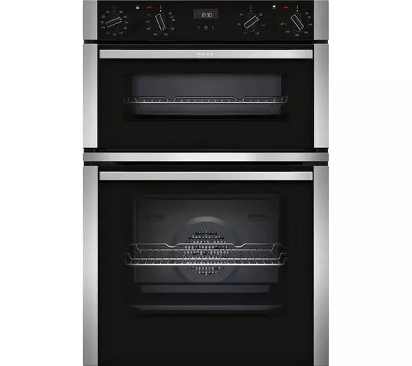 NEFF N50 U1ACE5HN0B Built In Electric Double Oven - Stainless Steel - A/B Rated