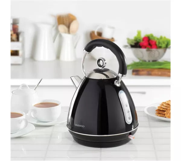 DAEWOO Kensington SDA1577 Traditional Kettle - Black