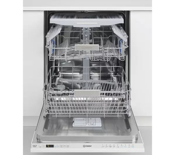 Grade A - INDESIT DIO3T131 FE UK Full-size Fully Integrated Dishwasher - BB5418