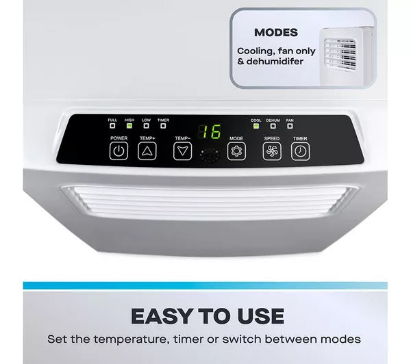 DAEWOO COL1318 9000 BTU Portable Air Conditioner