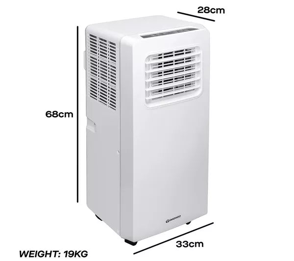 DAEWOO COL1318 9000 BTU Portable Air Conditioner
