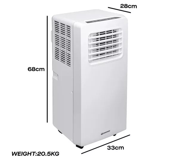 DAEWOO COL1318 9000 BTU Portable Air Conditioner