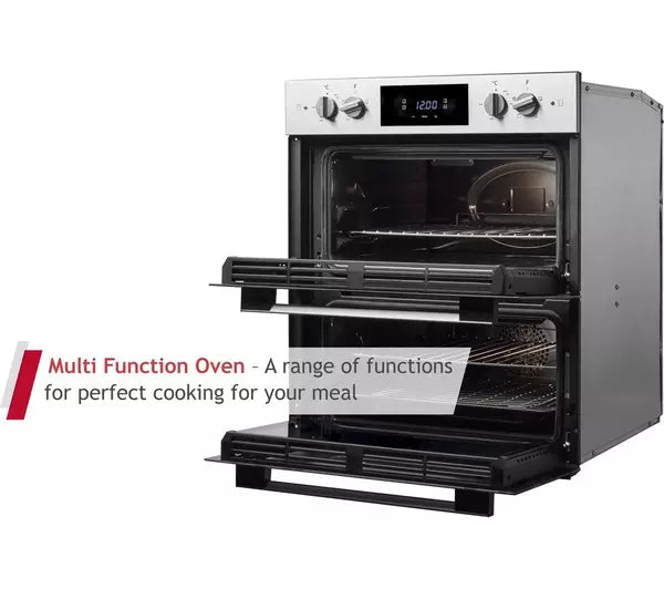 HOOVER HO7DC3B308IN Electric Built-under Double Oven - Stainless Steel & Black