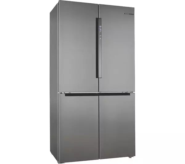 Bosch KFN96VPEAG Series 4 American Fridge Freezer, Non-Plumbed, Stainless Steel, E Rated