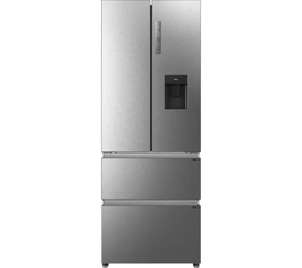 Grade A HAIER HFR5719EWMP Fridge Freezer - Platinum Inox