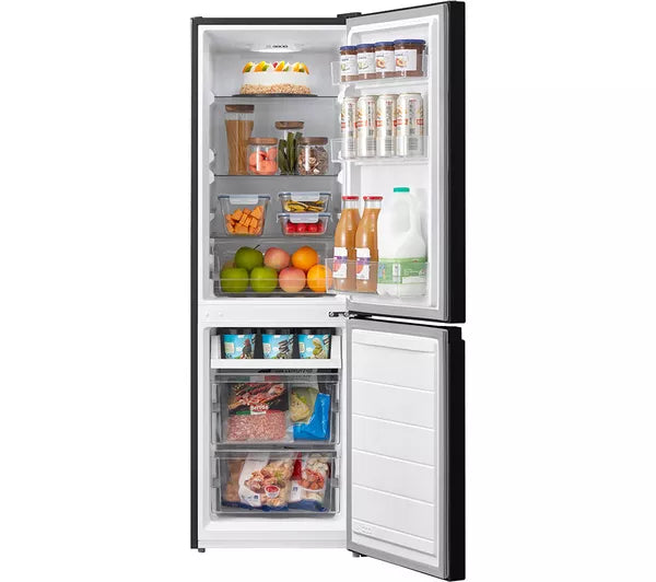 Grade A LOGIK LFC50B23 60/40 Fridge Freezer - Black BB5345