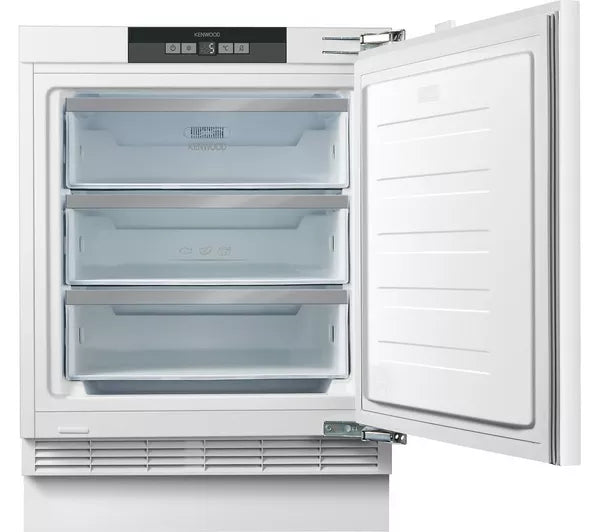 Grade A KENWOOD KIF60W23 Integrated Undercounter Freezer - Fixed Hinge BB5390