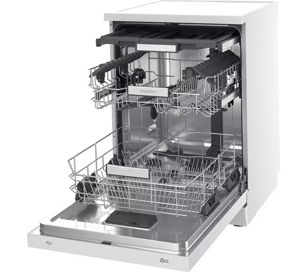HOTPOINT Maxi Space H7F HS41 UK Full-size Dishwasher - White