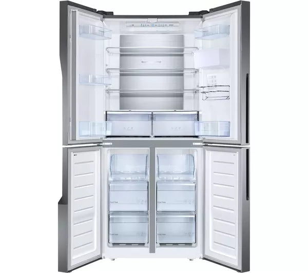 Grade A KENWOOD KSBS4DX23 Slim American-Style Fridge Freezer - Inox BB5434